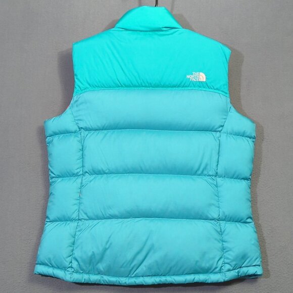 The North Face Vest Women's XL Blue Nuptse 700 Puffer Down Jacket Winter Outdoor - Picture 8 of 12